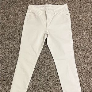 Old Navy White Super Skinny White Jeans Size 8 Regular